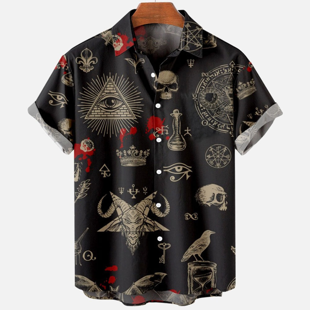 Vintage Men's Short Sleeve Shirt