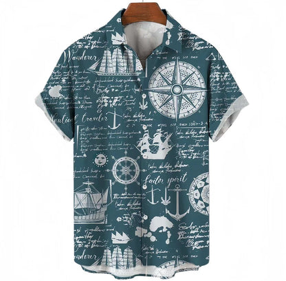Vintage Men's Short Sleeve Shirt