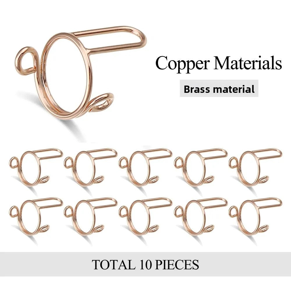 Vintage Metal Finger Rings Set