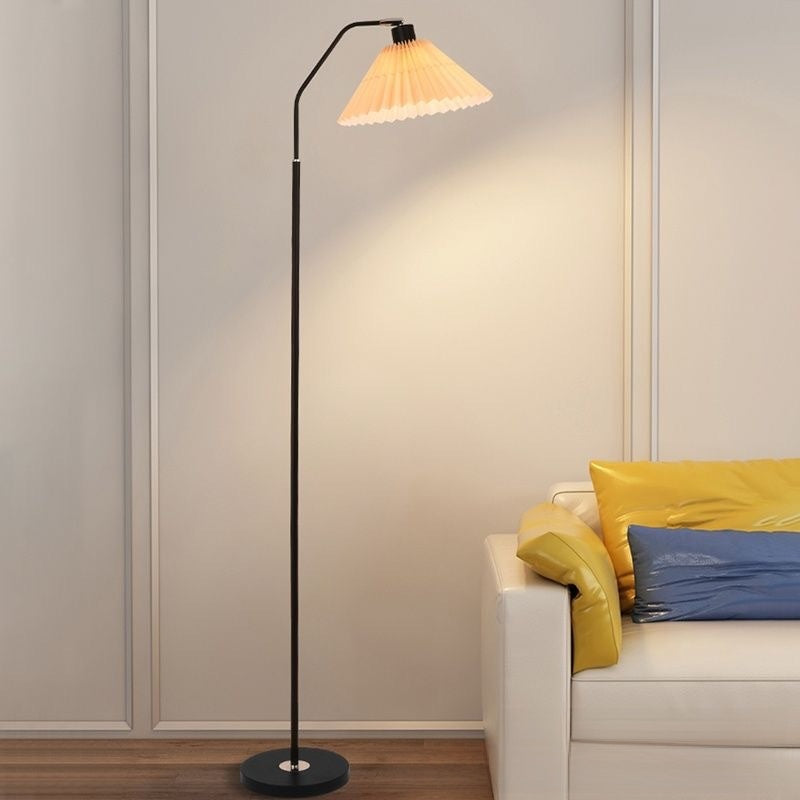 Vintage Pleated Floor Lamp Nordic Style