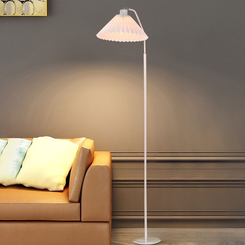 Vintage Pleated Floor Lamp Nordic Style