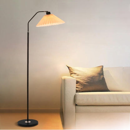 Vintage Pleated Floor Lamp Nordic Style
