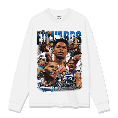 Vintage Print Cotton T-shirt