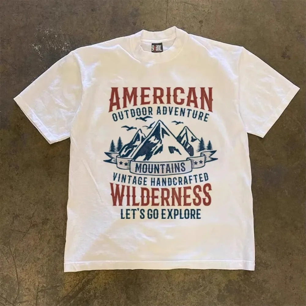 Vintage Printed Men's T-Shirt