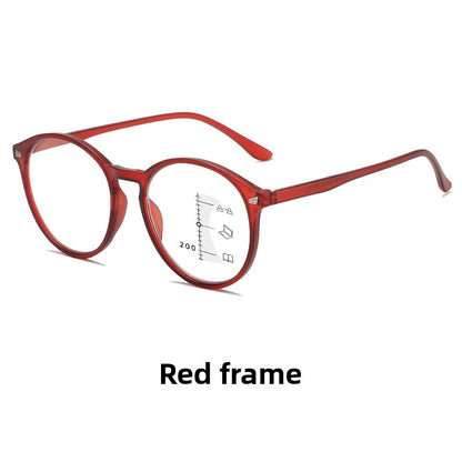 Vintage Progressive Multifocus Anti-Blue Light Reading Glasses