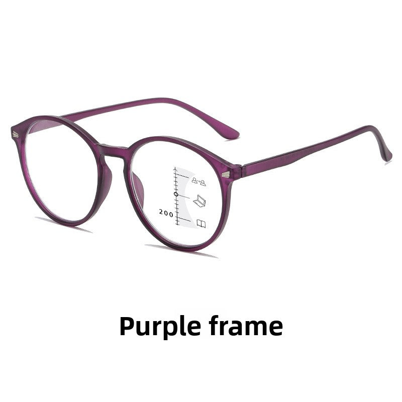 Vintage Progressive Multifocus Anti-Blue Light Reading Glasses
