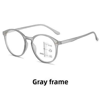 Vintage Progressive Multifocus Anti-Blue Light Reading Glasses
