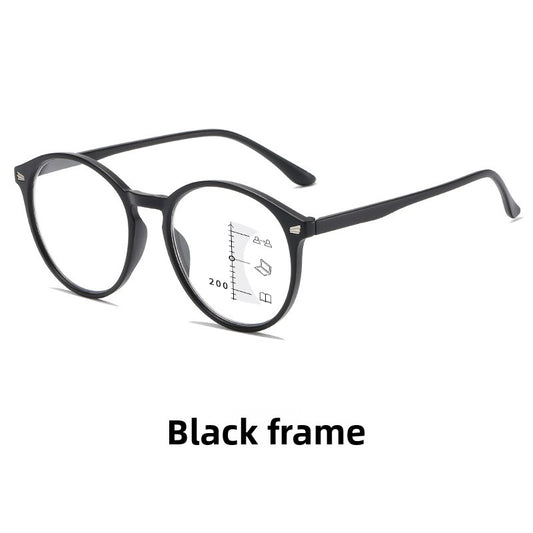 Vintage Progressive Multifocus Anti-Blue Light Reading Glasses