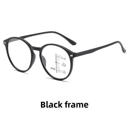 Vintage Progressive Multifocus Anti-Blue Light Reading Glasses