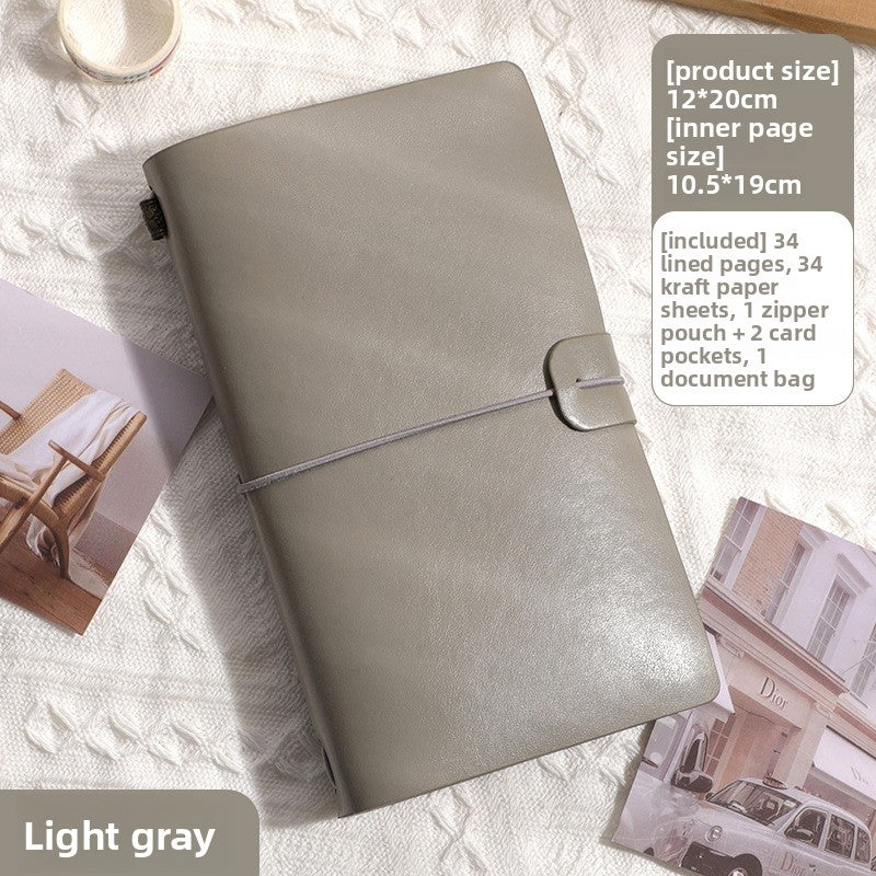 Vintage PU Leather A6 Notebook