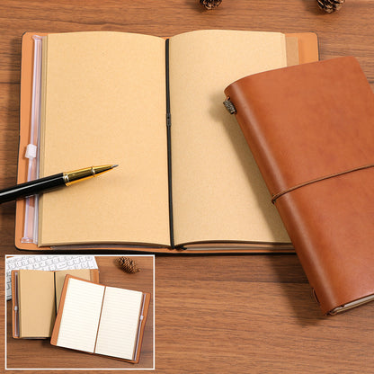 Vintage PU Leather A6 Notebook