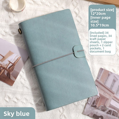 Vintage PU Leather A6 Notebook