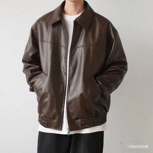 Vintage PU Leather Jacket