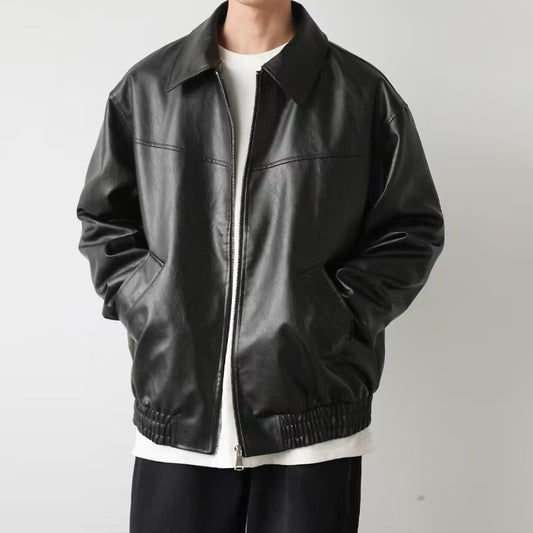 Vintage PU Leather Jacket