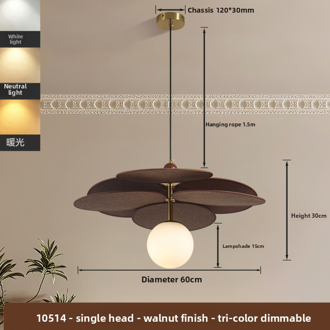 Vintage Rattan Pendant Light for Dining and Bedroom