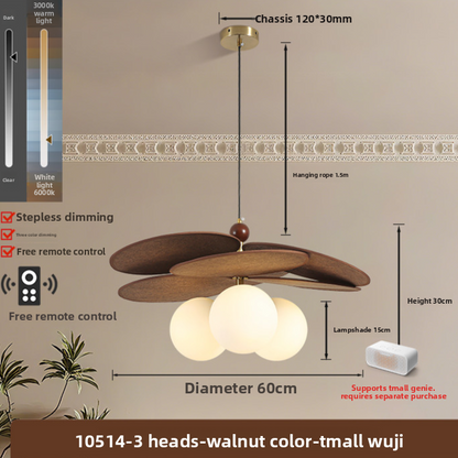 Vintage Rattan Pendant Light for Dining and Bedroom