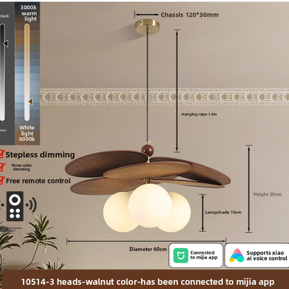 Vintage Rattan Pendant Light for Dining and Bedroom