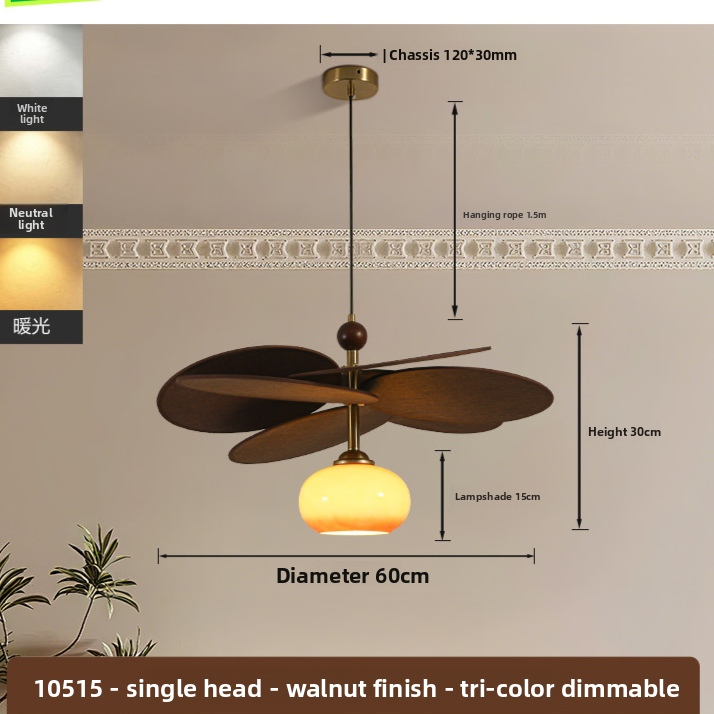 Vintage Rattan Pendant Light for Dining and Bedroom
