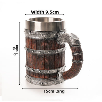 Vintage Resin Beer Mug