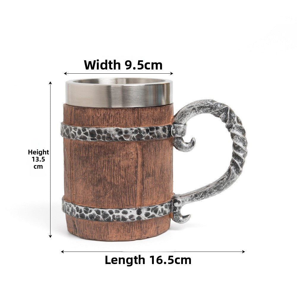 Vintage Resin Beer Mug