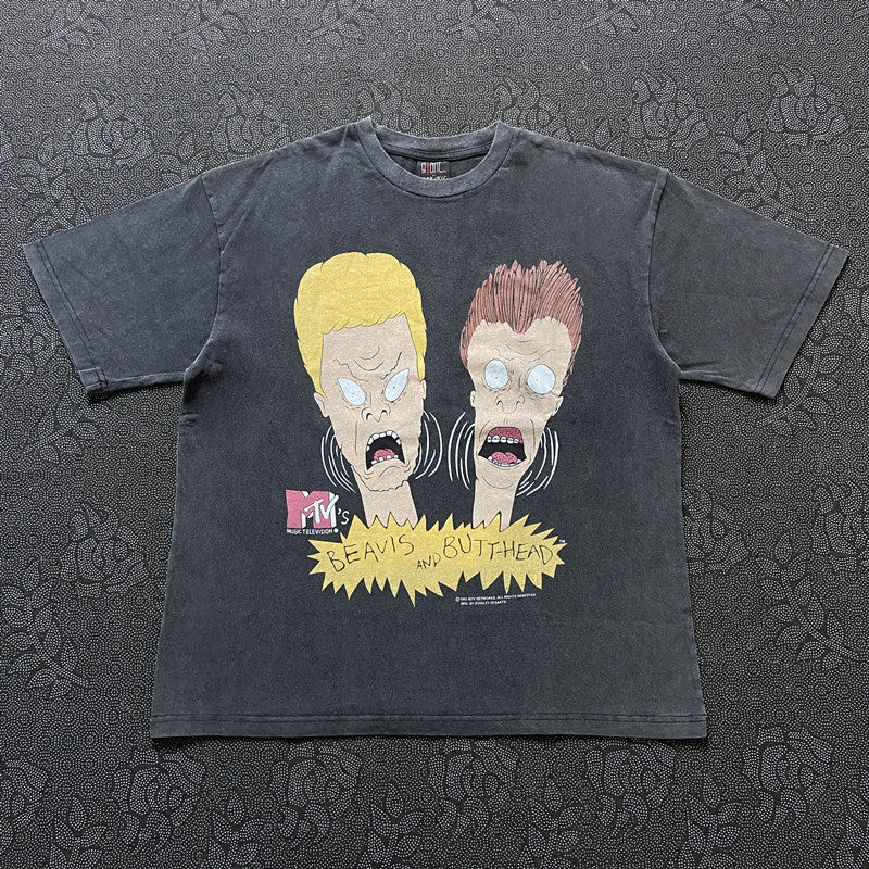 Vintage Rock Band Heavy Cotton T-Shirt