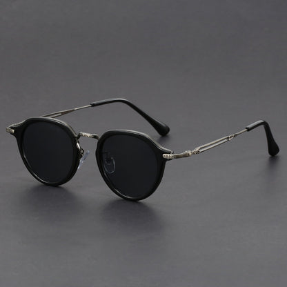 Vintage Round Sunglasses with UV Protection