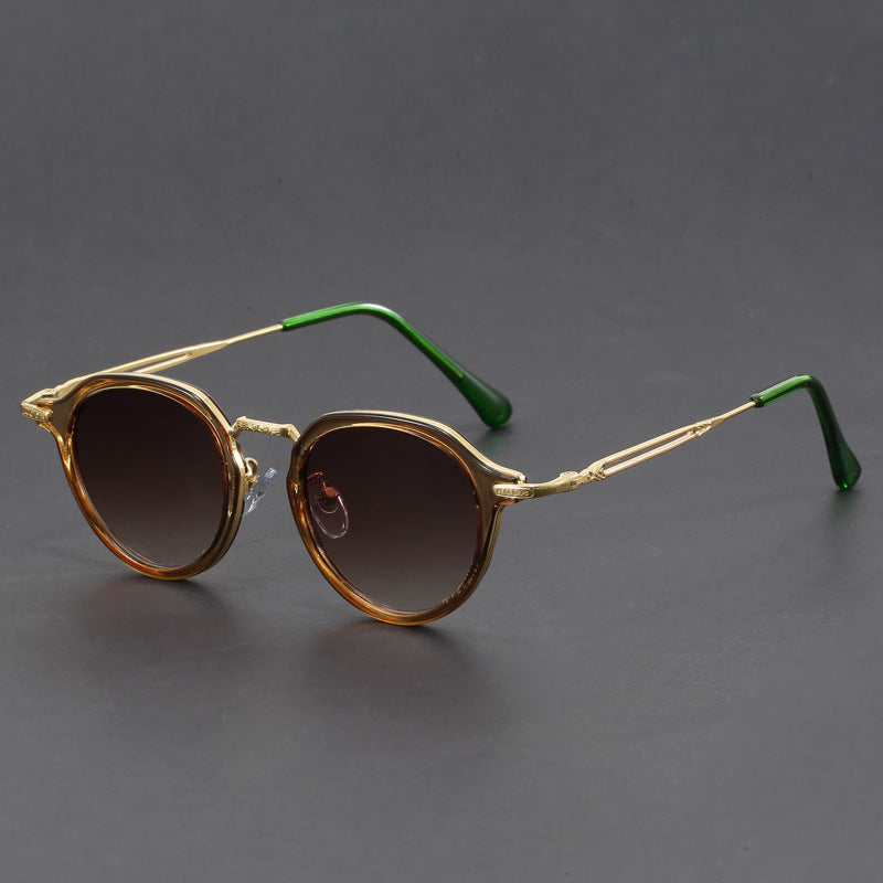 Vintage Round Sunglasses with UV Protection