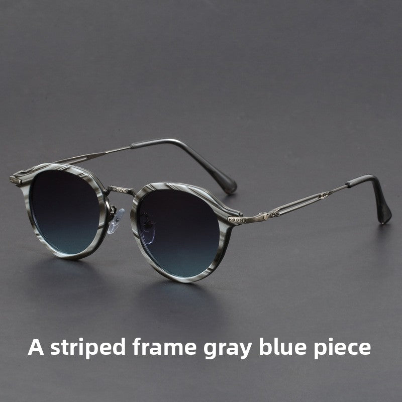 Vintage Round Sunglasses with UV Protection