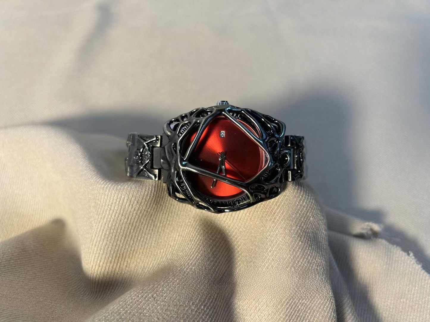 Vintage spider web watch