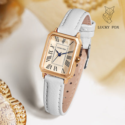 Vintage Square Quartz Watch for Women