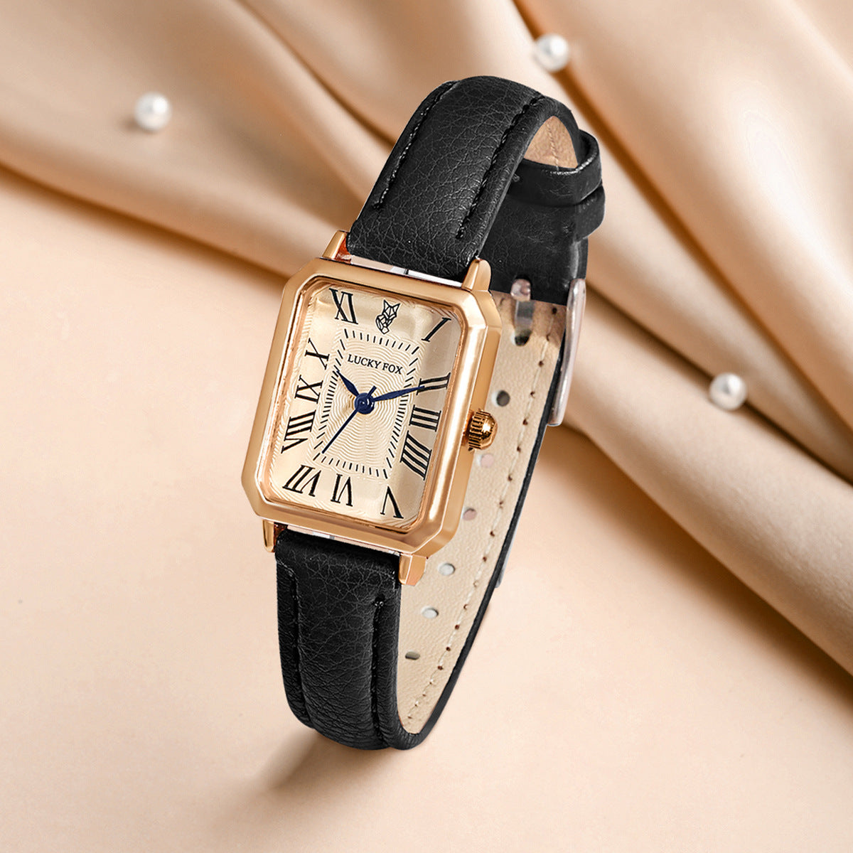 Vintage Square Quartz Watch for Women