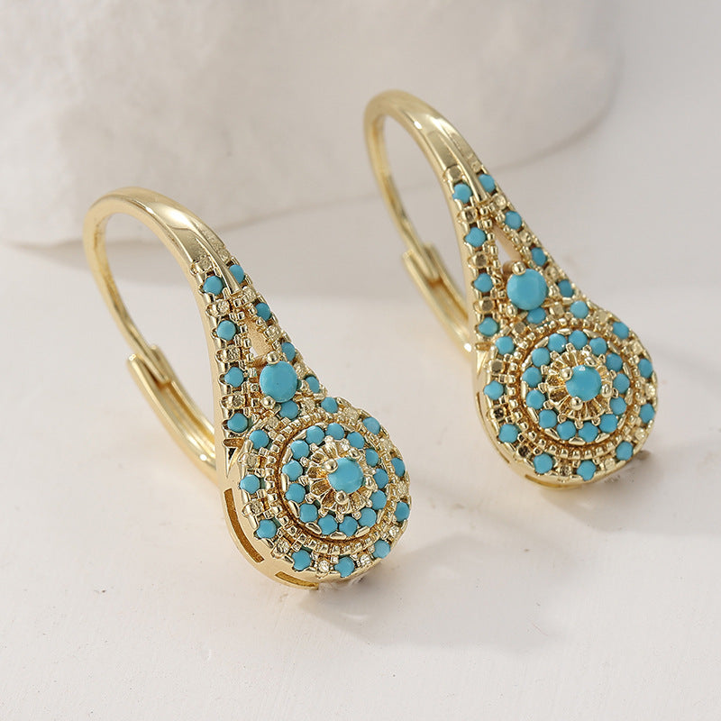 Vintage Star Design Earrings
