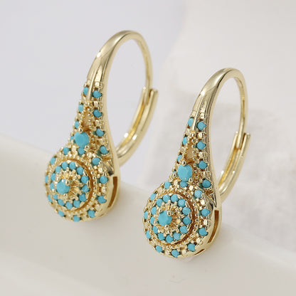 Vintage Star Design Earrings