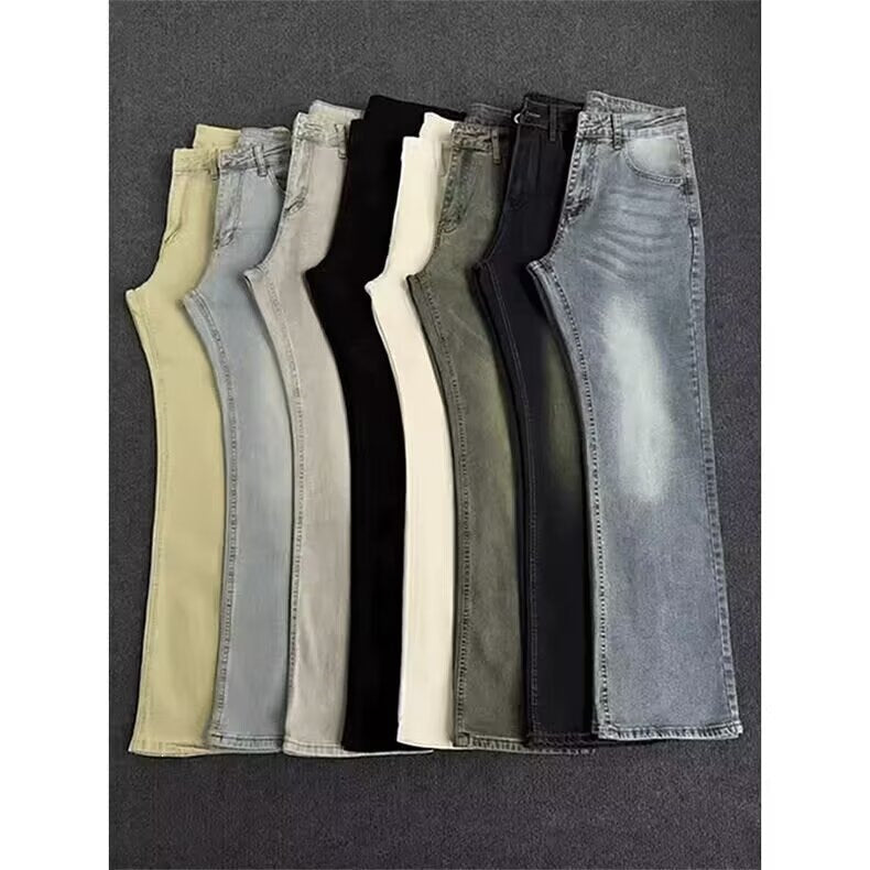 Vintage Stone Washed Denim Pants