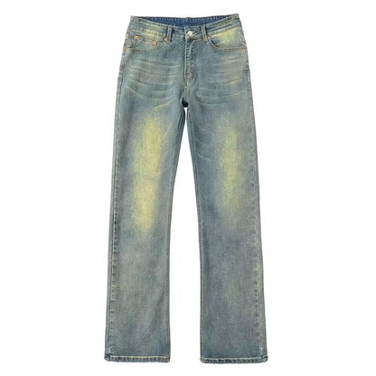 Vintage Stone Washed Denim Pants
