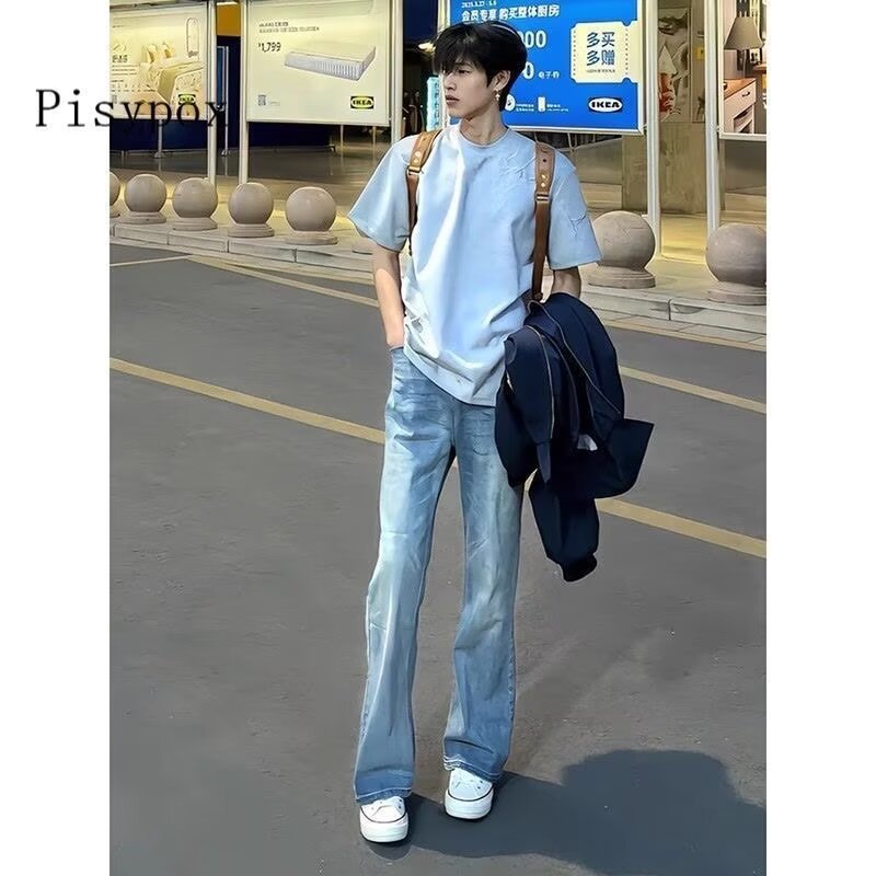 Vintage Stone Washed Denim Pants