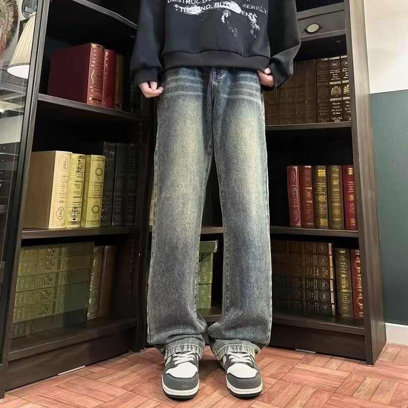 Vintage Stone Washed Denim Pants