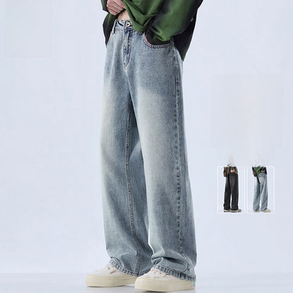 Vintage straight-leg jeans