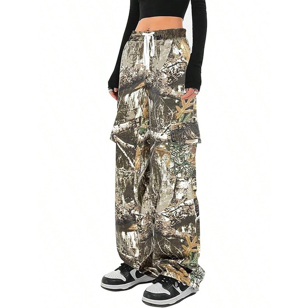 Vintage Streetwear Casual Wide-Leg Pants