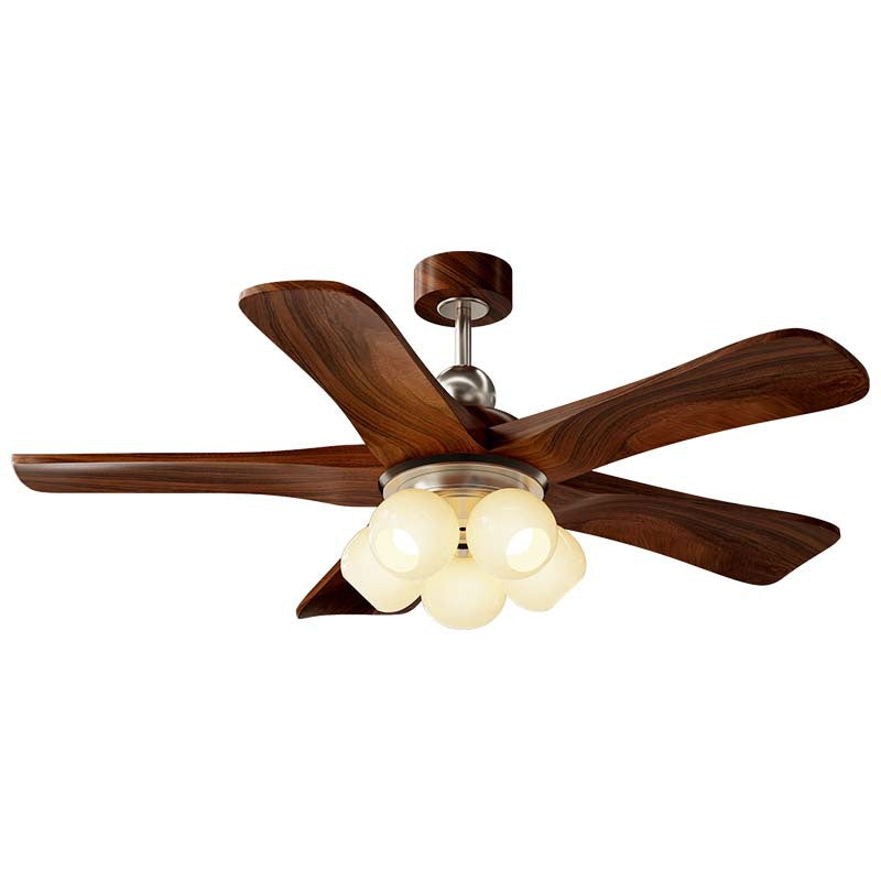 Vintage Style Ceiling Fan Light with Remote Control