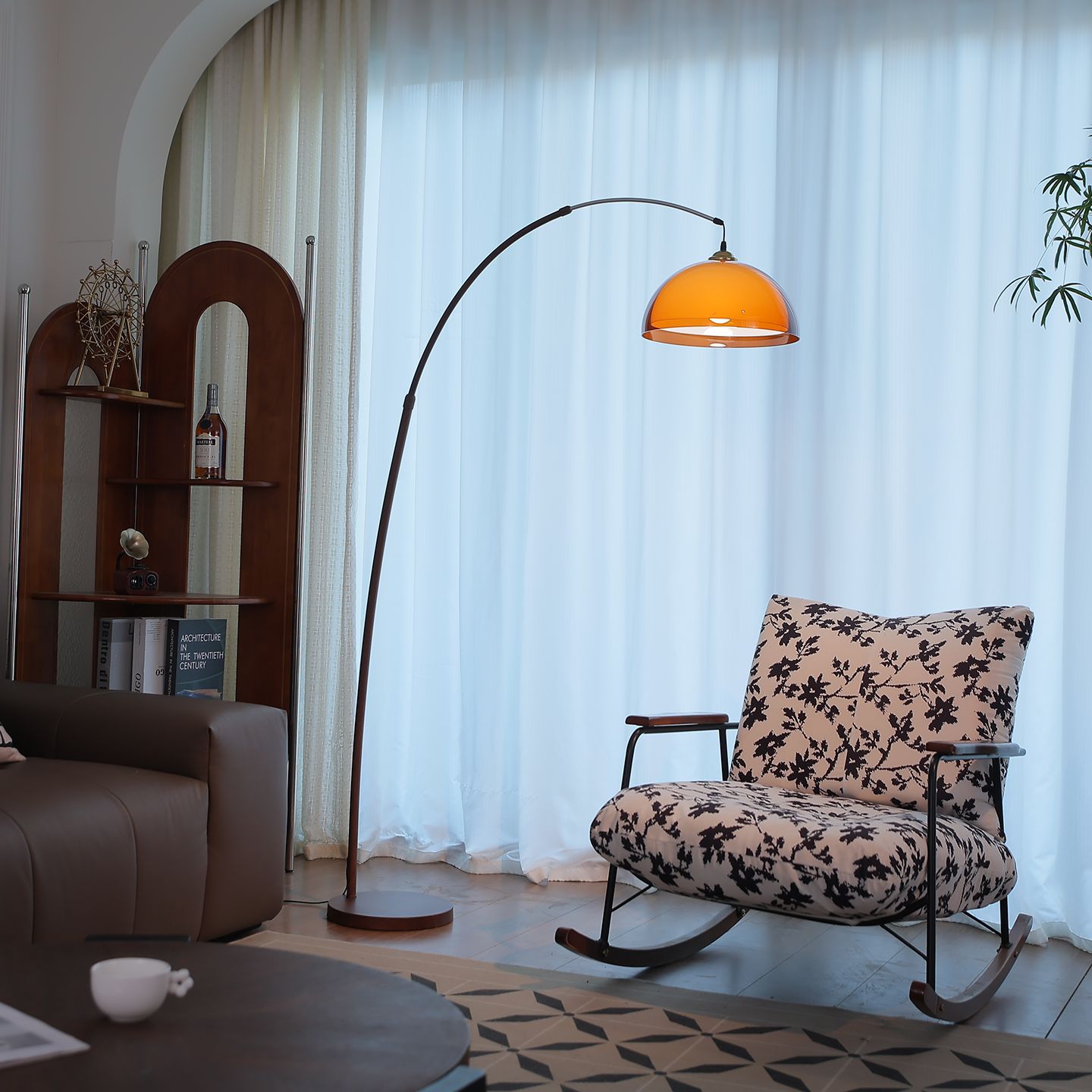 Vintage-Style Fishing Lamp Floor Lamp