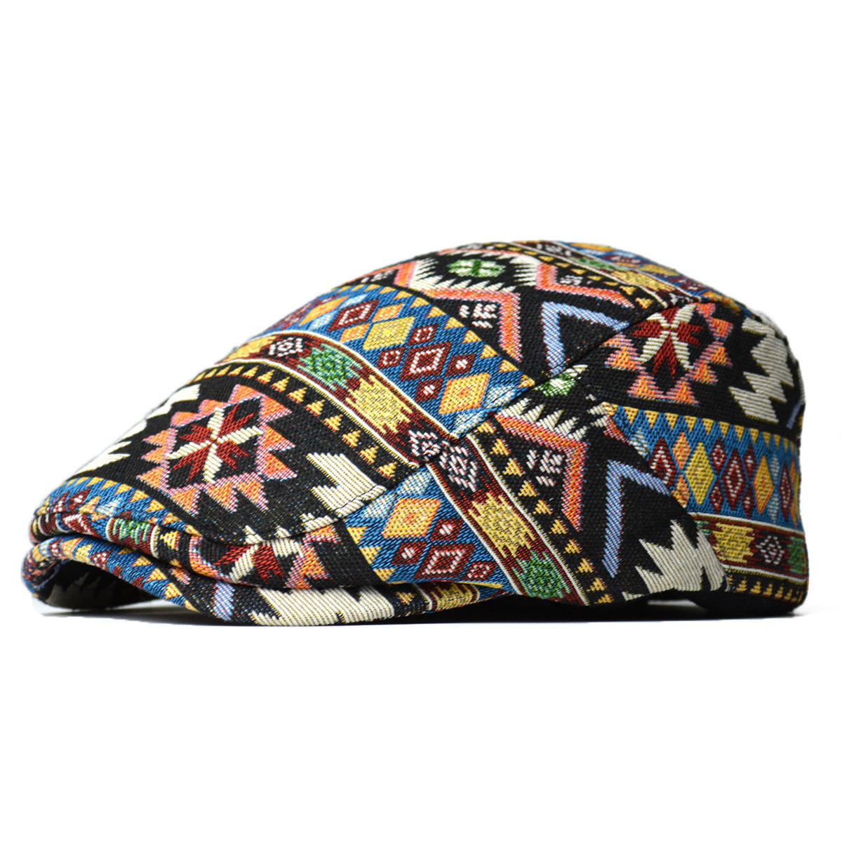 Vintage Style Jacquard Beret Cap