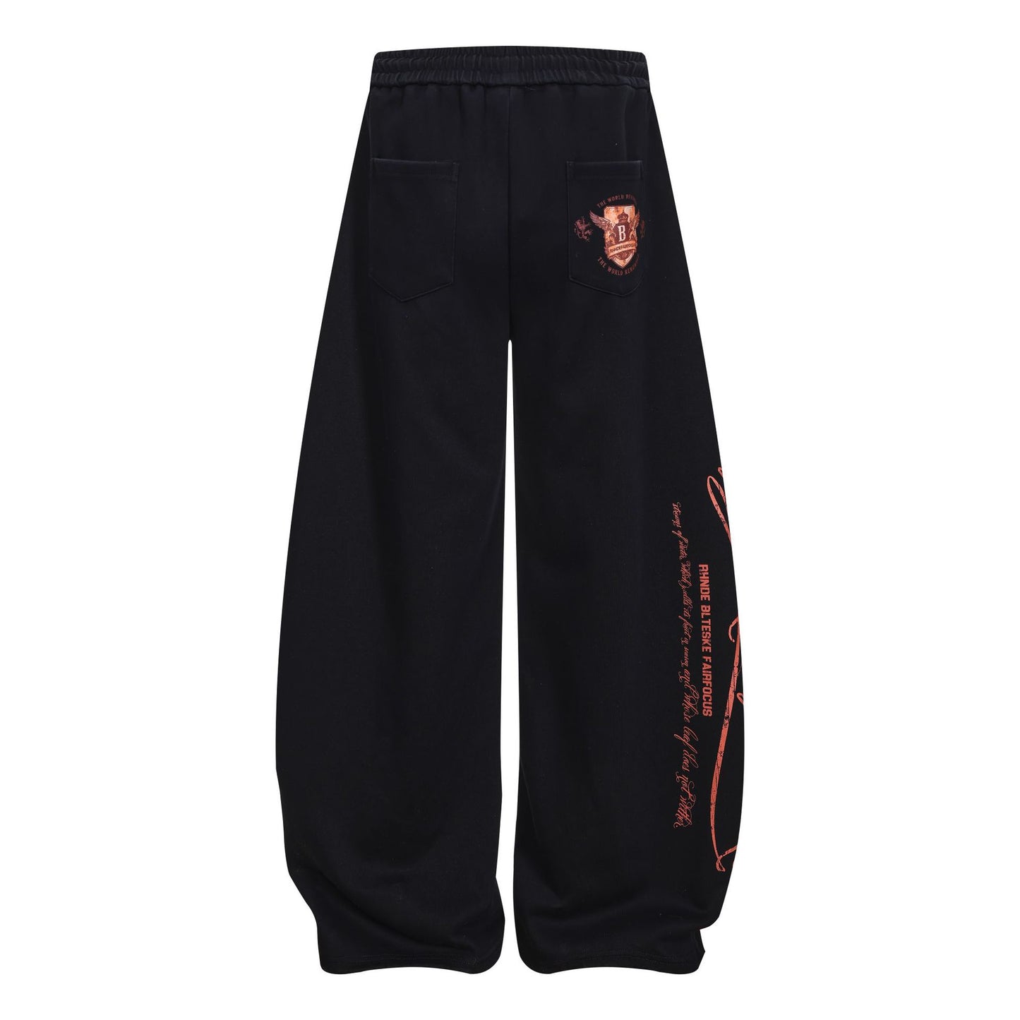 Vintage Style Loose Fit Cotton Blend Pants