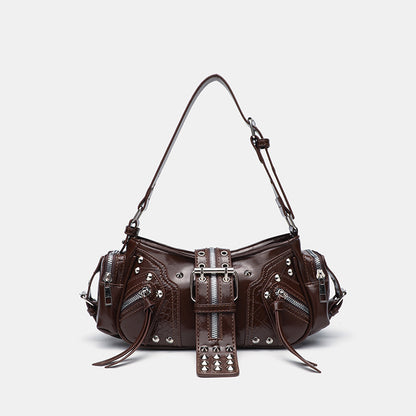 Vintage-Style Shoulder Tote Bag