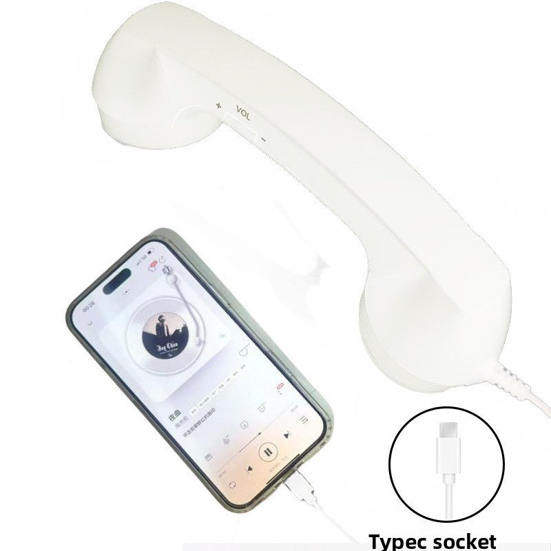 Vintage Style Telephone Earpiece with Volume Control