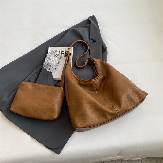 Vintage Style Womens Tote Bag with Shoulder Strap