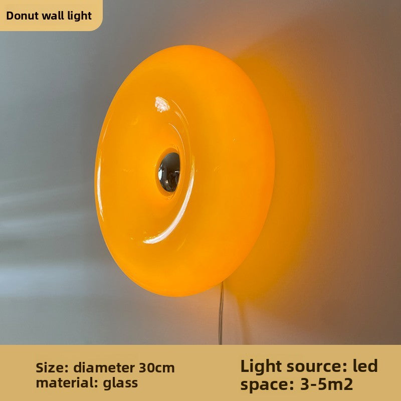 Vintage Touch Control Donut Wall Lamp