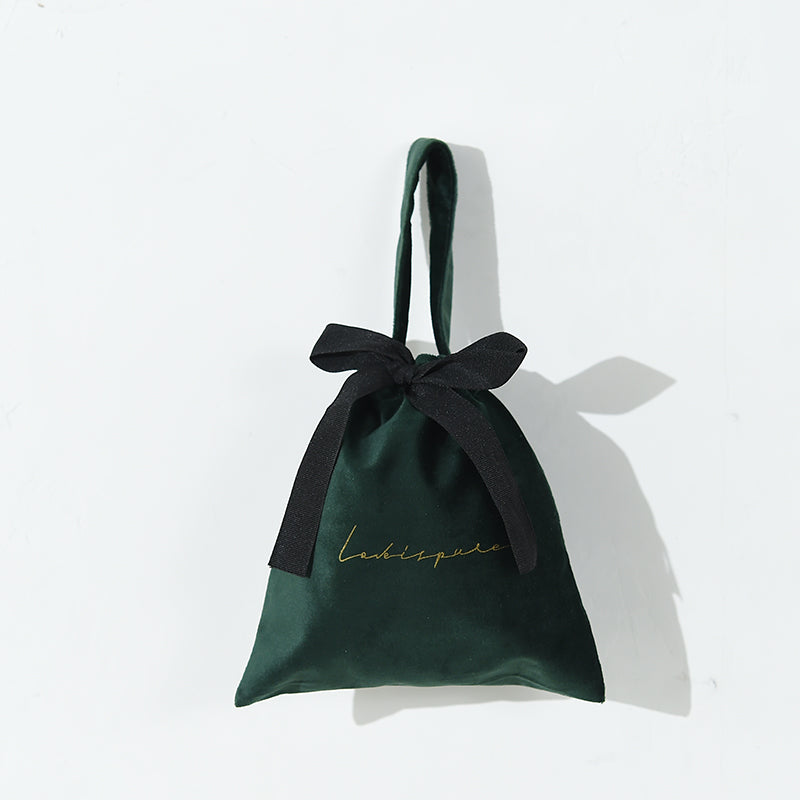 Vintage Velvet Drawstring Storage Bag