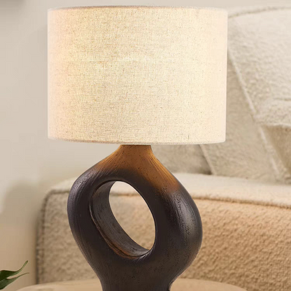 Vintage Wabi-Sabi Style Resin Table Lamp