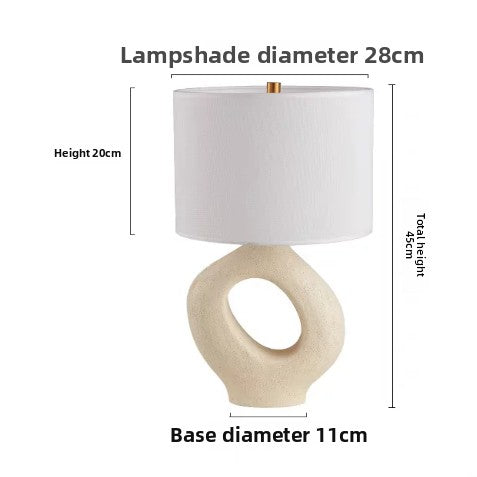 Vintage Wabi-Sabi Style Resin Table Lamp